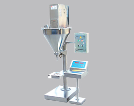 實拍半自動粉劑包裝機  速度快扭距大、可灌裝多種粉劑